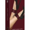 Ouch! Luxury Ankle Cuffs - Burgundy