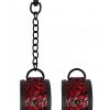 Ouch! Luxury Ankle Cuffs - Burgundy