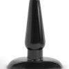 Anal Adventures Basic Anal Plug - Small - Black