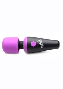 Bang! 10X Vibrating Mini Rechargeable Silicone Wand Massager- Purple