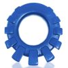 Cock-Lug Silicone Lugged Cock Ring - Marine Blue