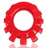 Cock-Lug Silicone Lugged Cock Ring - Red