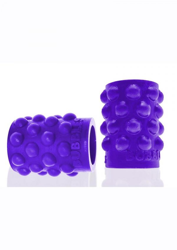 Bubbles Silicone Nipple Suckers - Eggplant