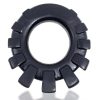 Cock Lug Lugged Cock Ring - Black