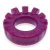 Cock Lug Lugged Cock Ring - Plum