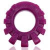 Cock Lug Lugged Cock Ring - Plum
