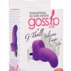 Gossip G-Thrill Silicone Finger Vibe with Full Size Bullet - Purple