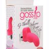 Gossip G-Thrill Silicone Finger Vibe with Full Size Bullet - Pink