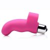 Gossip G-Thrill Silicone Finger Vibe with Full Size Bullet - Pink