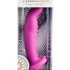 Tana Silicone Curved Dildo with Suction Cup 8in - Pink