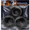 Oxballs Fat Willy Jumbo Cock Ring (3 pack) - Black