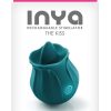 Inya The Kiss Rechargeable Silicone Clitoral Stimulator - Teal