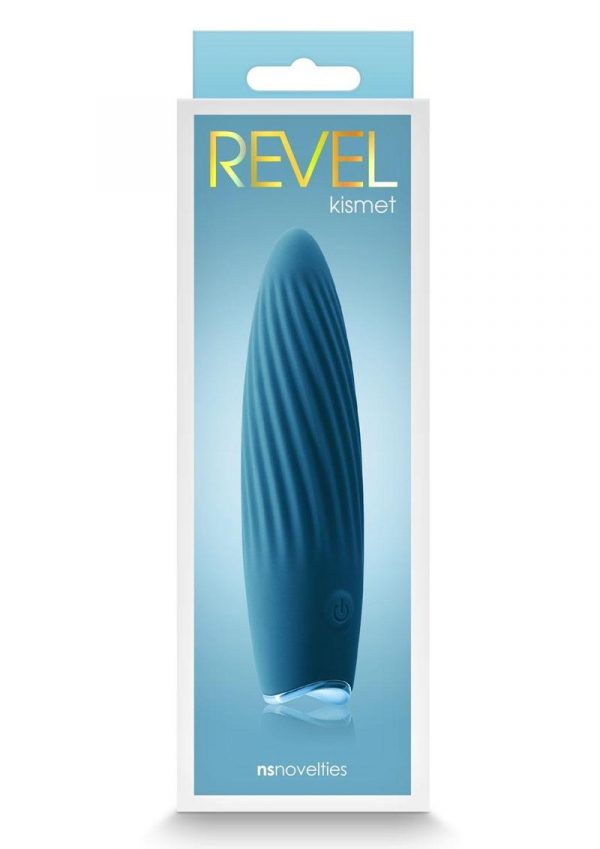 Revel Kismet Rechargeable Silicone Vibrator - Teal