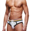 Prowler Pride Love and Peace 3 Brief - Medium - Rainbow