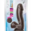 Au Naturel Troy Dildo 6in - Chocolate