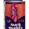 Naughty Bits Suck Buddy Playful Rechargeable Silicone Massager - Pink/Purple