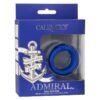 Admiral Dual Silicone Cock Cage - Blue
