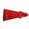 Rouge Tasselled Leather Riding Crop - Red/Black