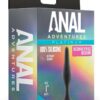 Anal Adventures Platinum Silicone Beginner Plug - Medium - Black