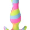 Avant Kaleido Lime Silicone Anal Plug - Multicolor