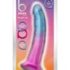 B Yours Beautiful Sky Dildo 7in Sunset - Pink/Blue