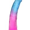 B Yours Beautiful Sky Dildo 7in Sunset - Pink/Blue