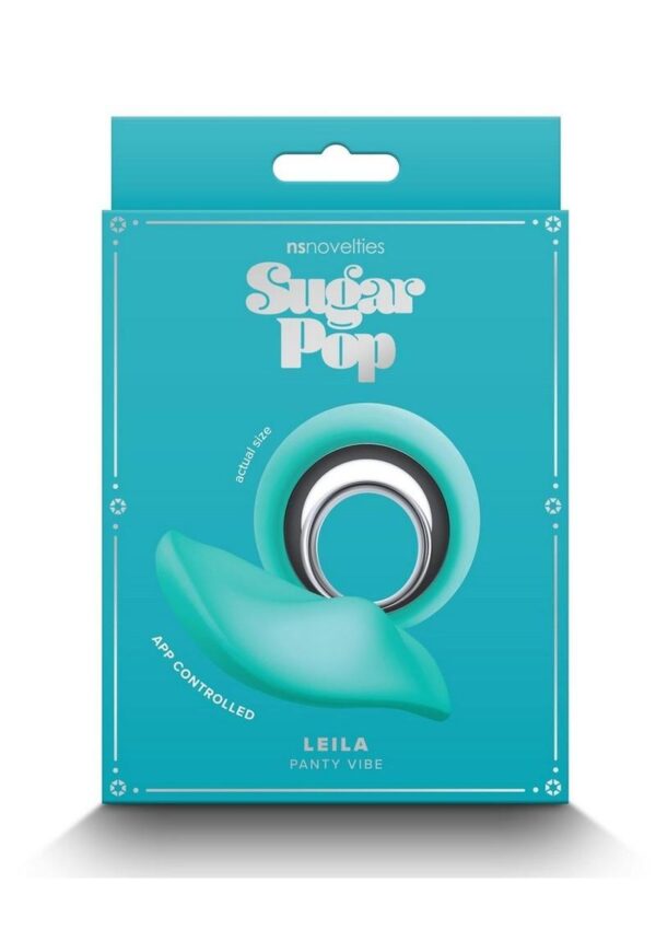 Sugar Pop Leila Rechargeable Silicone Panty Vibe - Teal