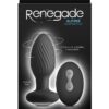 Renegade Alpine Rechargeable Silicone Anal Plug with Remote Control