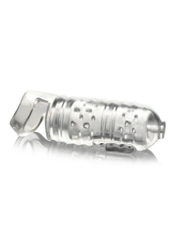 LoveBotz Milker TPE Masturbator with Ball Strap - Clear