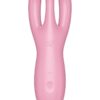 Satisfyer Threesome 4 Rechargeable Silicone Vibrator - Pink