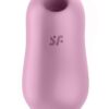 Satisfyer Cotton Candy Rechargeable Silicone Clitoral Stimulator - Lilac