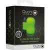 Ouch Vibrating Masturbator Glow in the Dark - Green