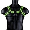 Ouch! Buckle Harness Glow in the Dark - Large/XLarge - Green