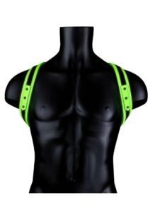 Ouch! Sling Harness Glow in the Dark - Small/Medium - Green