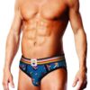 Prowler Spring/Summer 2023 Pixel Art Gay Pride Collection Brief - Large - Blue/Multicolor