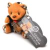 Master Series Gagged Teddy Bear Keychain - Brown