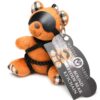 Master Series Rope Teddy Bear Keychain - Brown
