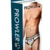 Prowler White Oversized Paw Brief - Medium - White/Rainbow