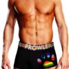 Prowler Black Oversized Paw Trunk - Medium - Black/Rainbow