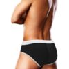 Prowler Oversized Paw Swimming Brief - Large - Black/Rainbow