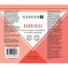Gender X Beach Bliss Water Based Flavored Lubricant 4oz. - Peach