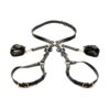 Strict Bondage Harness with Bows - Medium/Large - Black