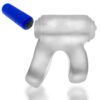 Revhammer Reverb Shaft Vibrating Cock Ring - Clear Ice