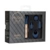 Pillow Talk Secrets Desires Rechargeable Silicone Bullet Set (6 Piece) - Navy Blue/Rose Gold