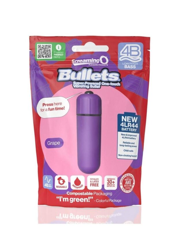 Screaming O 4B Bullet Vibrator - Grape