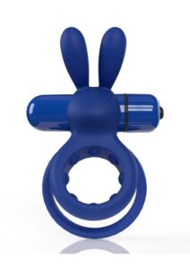 Screaming O 4B Ohare Vibrating Cock Ring - Blueberry