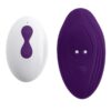Playboy Our Little Secret Rechargeable Silicone Panty Vibe with Remote Control - Purple
