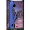 California Dreaming L.A. Love Rechargeable Silicone Vibrator with Clitoral Stimulator - Blue