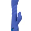 California Dreaming L.A. Love Rechargeable Silicone Vibrator with Clitoral Stimulator - Blue