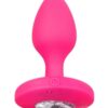 Cheeky Gems Rechargeable Silicone Vibrating Probe - Medium - Pink